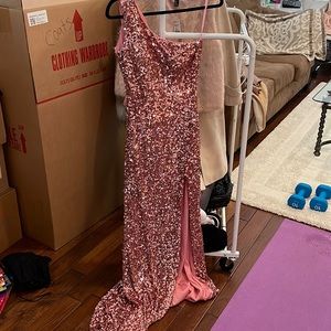 Pink evening dress/gown